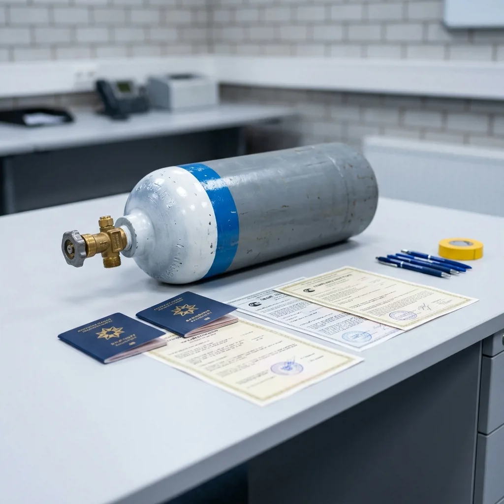 Сертификаты качества и лицензии на поставку технических газов